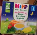Soupe 6 légumes Semoule