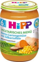 Buntes Gartengemüse mit Süßkartoffeln