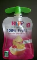 100% Fruits Pommes Ananas Pêches
