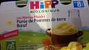 Les Menus Plaisirs Purée de Pommes de terre Bœuf