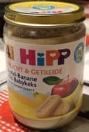 Apfel-Banane mit Babykeks