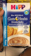 Bio-Milchbrei Gute Nacht Biscuits pour enfant