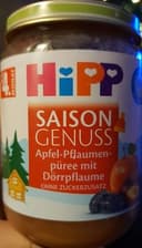 Apfel pflaumen purëe
