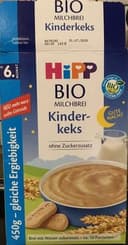 Bouillie de lait aux gateaux pour bebe