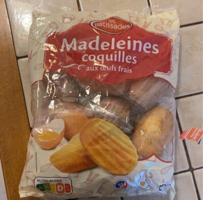 Madeleines coquilles aux oeufs frais