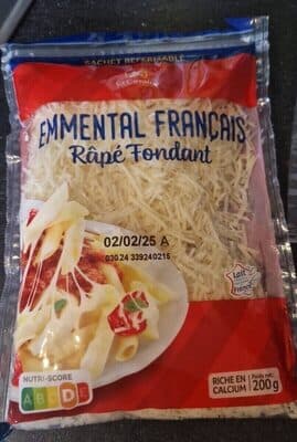 Emmental Français Râpé Fondant