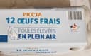 12 oeufs frais - Poules élevées en plein air