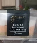 Duo de saumon courgettes