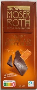 Chocolat noir Caramel à la pointe de sel