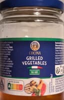 Grilled vegetables in oil