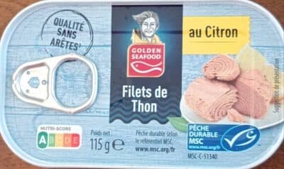 Filet de thon au citron