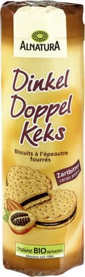 Biscuits épeautre fourrés cacao ame