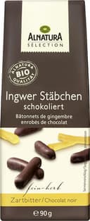 Bâtonnets de gingembre en chocolat
