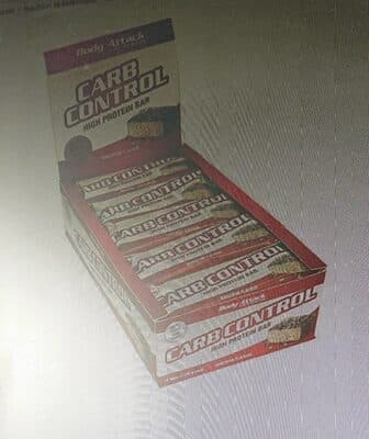 Carb control Protein bar