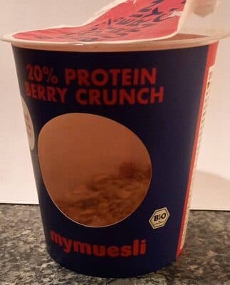 20% protein Berry crunch