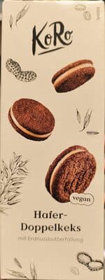 Biscuits avoine/cacao au beurre de cacahuètes