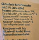 Bio Saaten Cracker, Mit Hanf