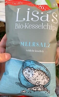 Bio Kesselchips Meersalz