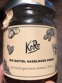 Bio Dattel Haselnuss Creme