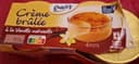 Crème brûlée à la vanille naturelle