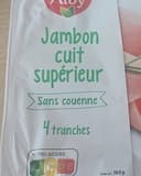 Jambon Cuit Supérieur (Sans Couenne)