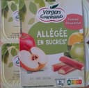 Compote allégée en sucre pomme rhubarbe