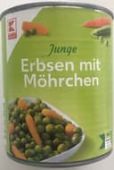 Dose - Erbsen mit Möhrchen