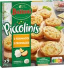 BUITONI PICCOLINIS mini-pizzas surgelées 3 Formaggi 270g (9 pièces)