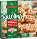 BUITONI PICCOLINIS mini-pizzas surgelées Jambon Fromage 270 g (9 pièces)