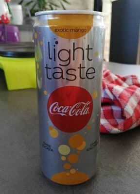 Coca Cola light exotic mango