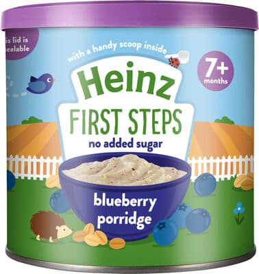 7+ Months First Steps Blueberry Porridge
