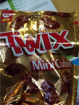 Twix Mini Cubes