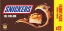 Barre glacée au chocolat, caramel et cacahuètes