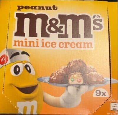 Peanut M&M’s mini ice cream