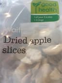 Dried apple slices
