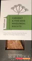 Caraway & fice seed wholemeal biscuit