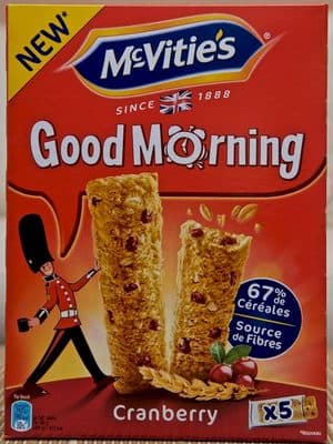 Good Morning, cranberry - Biscuits pour le petit déjeuner