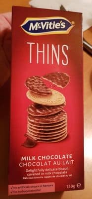Thins milk chocolate