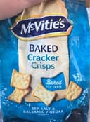 Baked cracker crips