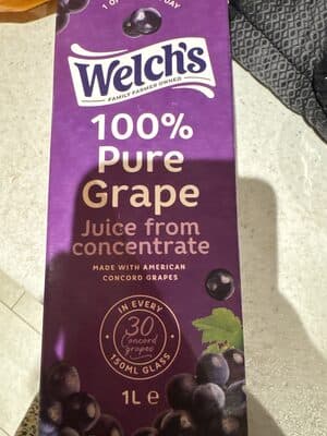 100% Pure Grape Juice From concentrate