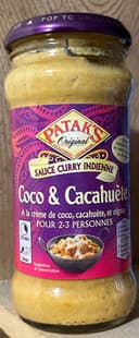 Sauce curry indienne Coco & Cacahuète