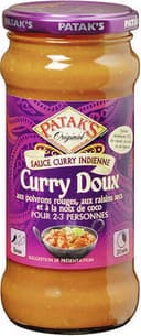 Sauce curry doux
