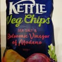 Chips vegetales con sal marina y vinagre bolsa 100 g
