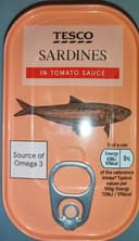 Tesco Sardines In Tomato Sauce