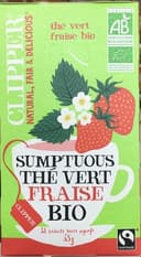 Thé vert fraise bio