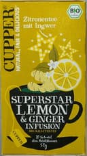 Cupper Zitronentee Mit Ingwer, 2,5 GR, 20 BTL Packung