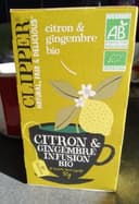 Citron et gingembre infusion bio