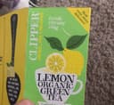 Lemon organic green tea