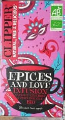 Infusion Epices And Love bio aux notes de cannelle et gingembre