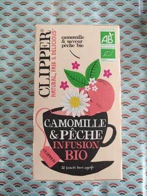Infusion bio camomille & pêche